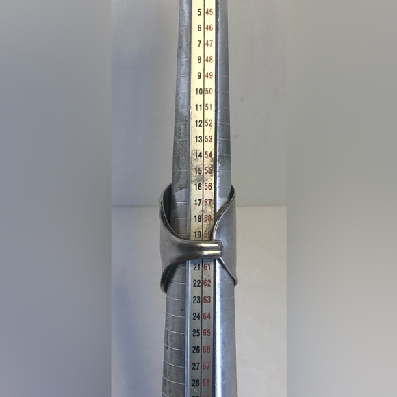 Waited For Silver Plated Spoon Ring, Handcrafted. 1 Of 1. Size 8 - Picture 13 of 13